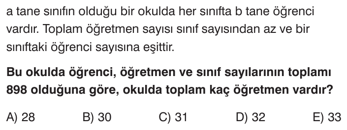 Temel Kavramlar sorusu 1
