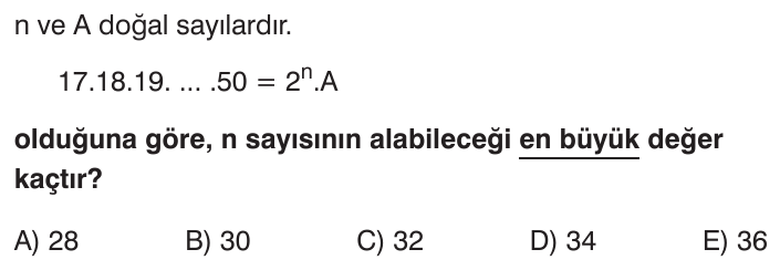 Asal Sayılar ve Faktöriyel sorusu 2