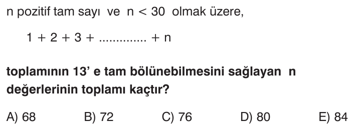 Bölme sorusu 1