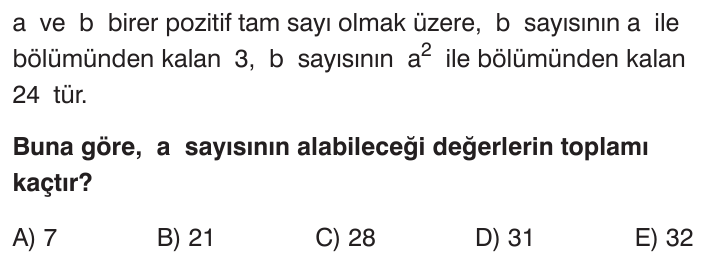Bölme sorusu 2