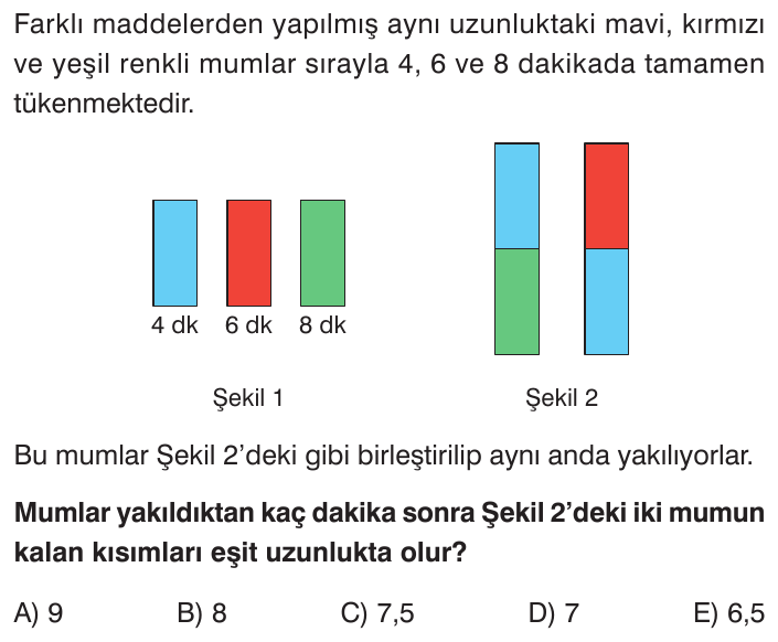 Denklem Kurma – Sayı ve Kesir Problemleri sorusu 4