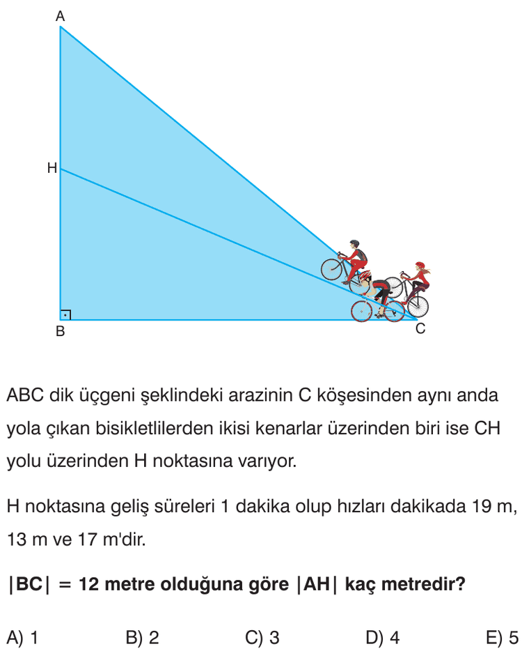 Dik Üçgen sorusu 2
