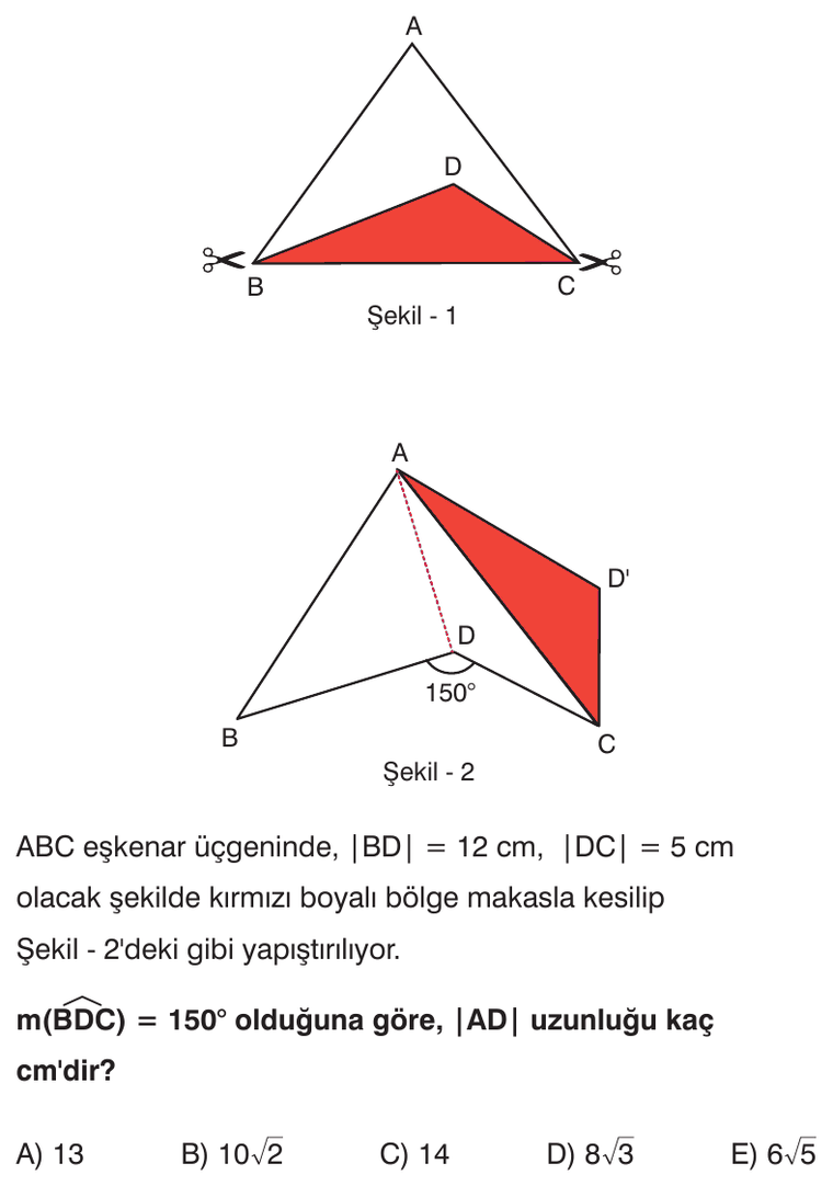 İkizkenar – Eşkenar sorusu 2