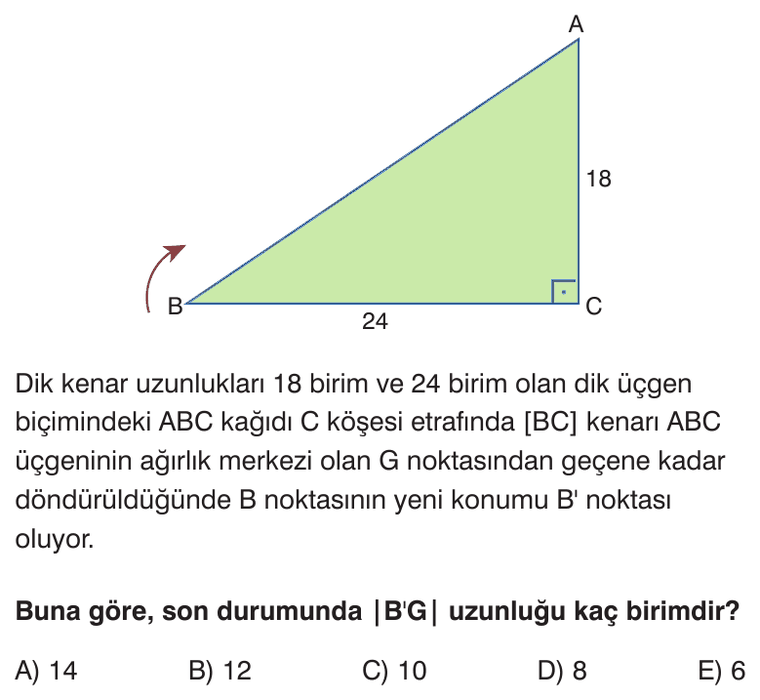 Kenarortay sorusu 1