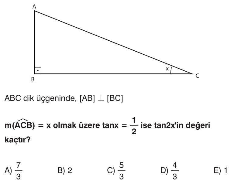Trigonometri sorusu 2