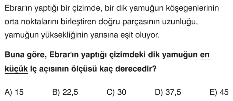Yamuk sorusu 2